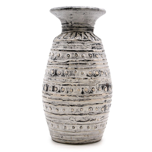 Vase en Céramique de Lombok – Forme Classique Crème