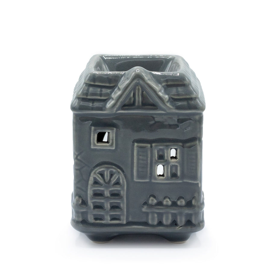 Brûle-parfum maison de ville — Gris