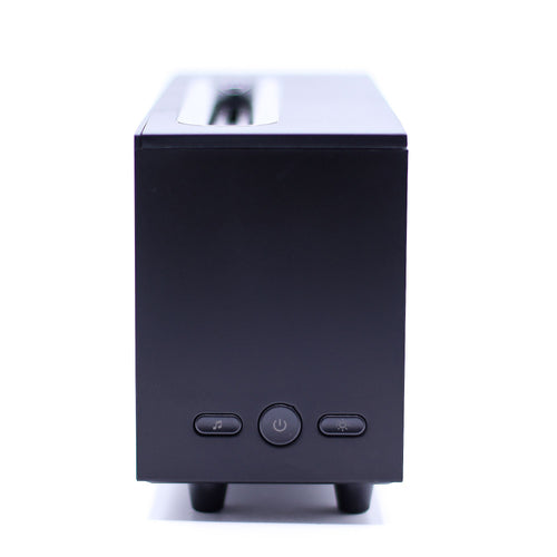 Diffuseur d'Arômes Effet Flamme avec Chant d'Oiseau – Noir USB LED