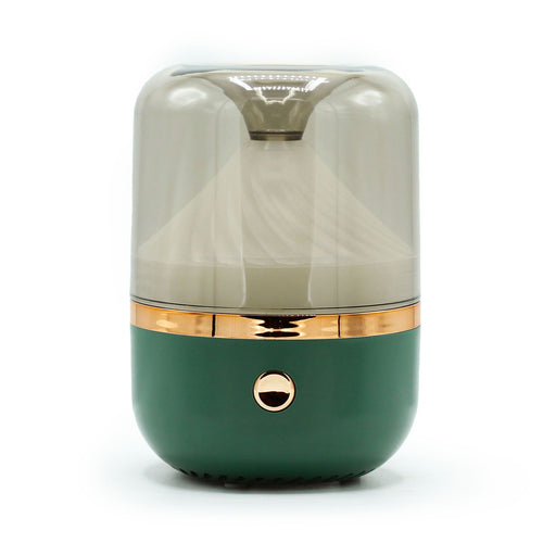 Diffuseur d'Arômes Urbain Vert & Bronze – USB, Veilleuse Couleur