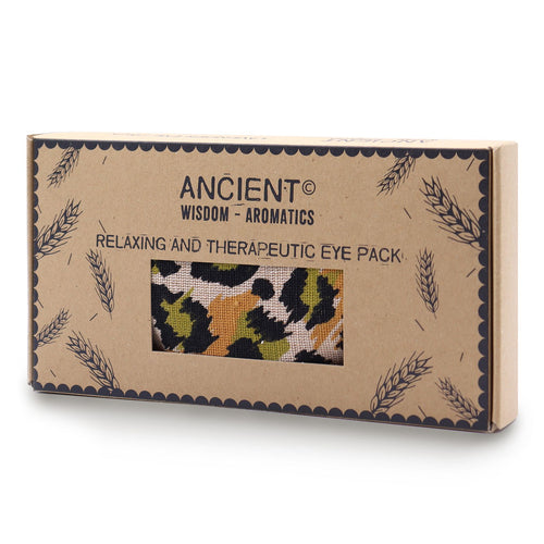 Coussin Yeux Relaxant à la Lavande en Coffret Cadeau – Léopard de Nuit