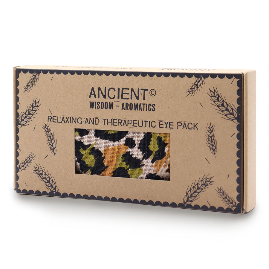 Coussin Yeux Relaxant à la Lavande en Coffret Cadeau – Léopard de Nuit