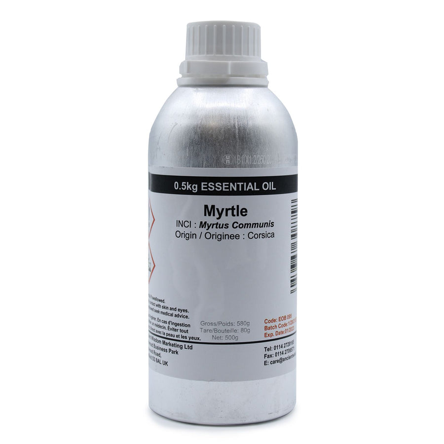 Huile Essentielle de Myrte – 500 g (Format Professionnel)