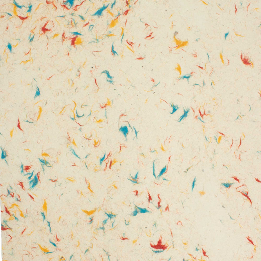 Papier Artisanal Lokta A4 – Lot de 20 Feuilles Floral Coton Mixte