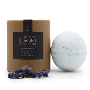 Bombe de Bain Bracelet en Pierres Naturelles – Sodalite