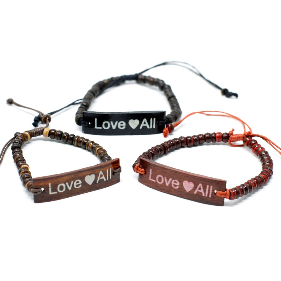 Bracelet Jonc en Coco – Message LoveAll