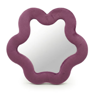 Miroir en Velours Étoile – Mauve (33 x 31 cm)