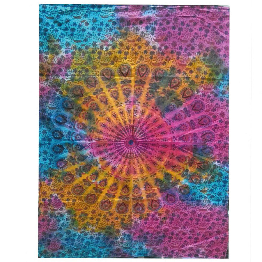 Tenture Murale en Coton – Mandala Rond
