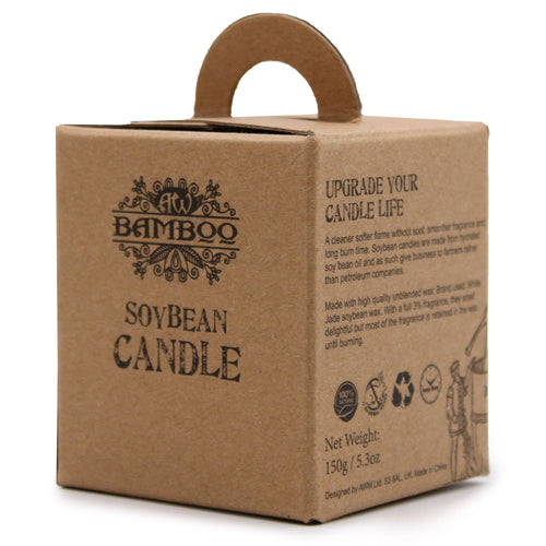 Bougie Pot en Cire de Soja – Concombre & Menthe