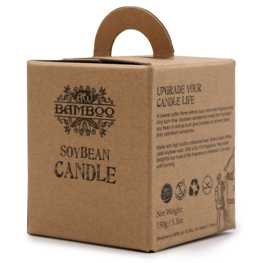 Bougie Pot en Cire de Soja – Concombre & Menthe