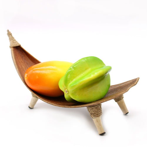 Set de Coupes à Fruits en Feuille de Coco – Naturel