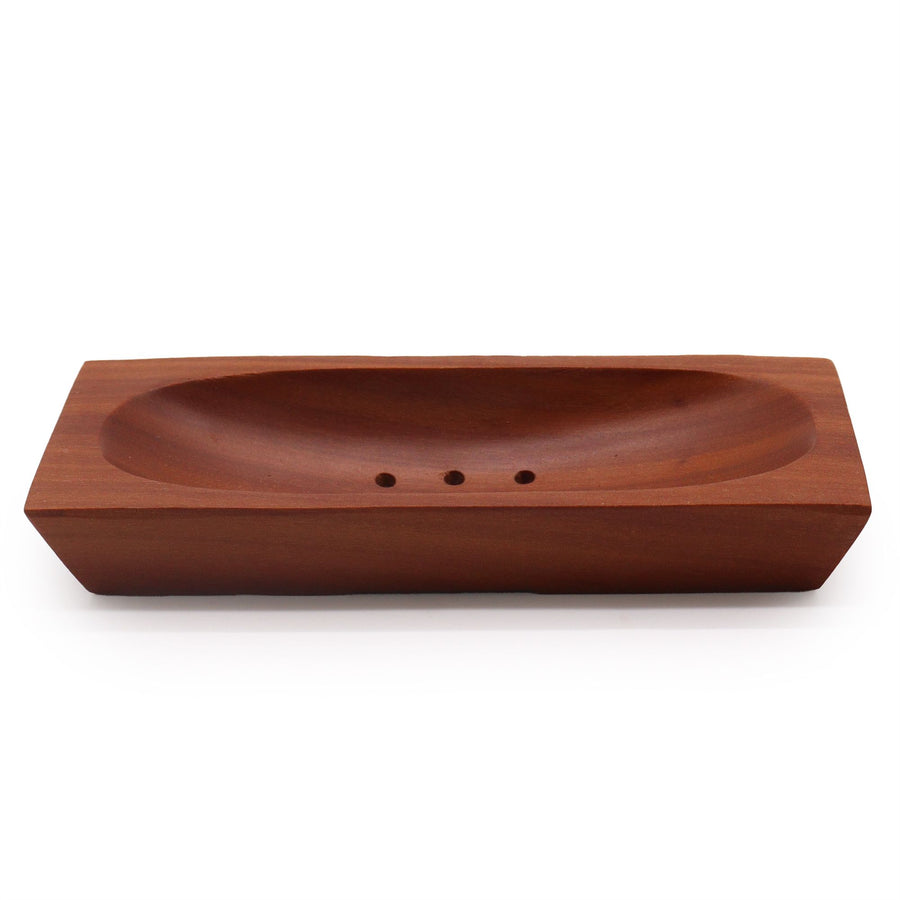 Porte-Savon en Acajou – Forme Rectangulaire