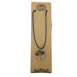 Pendentif Arbre de Vie en 7 Chakras