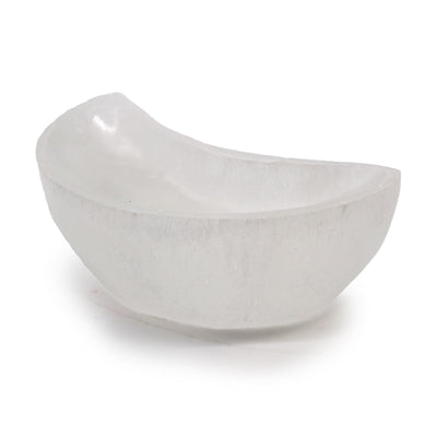 Bol en Sélénite Lune – 10 cm