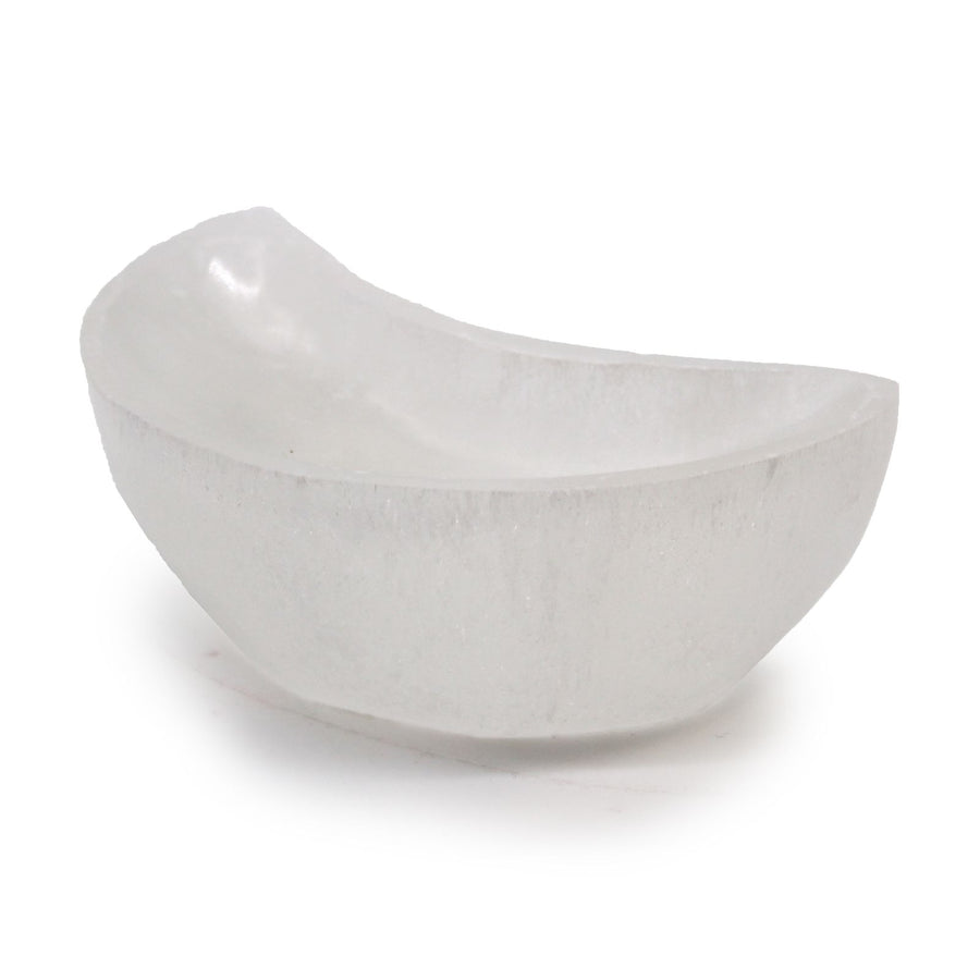 Bol en Sélénite Lune – 10 cm