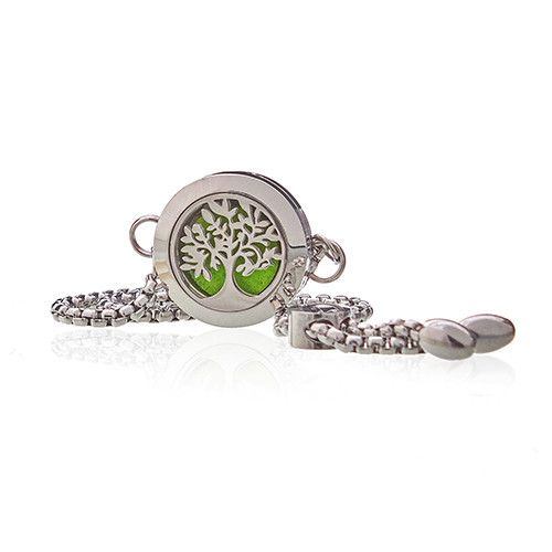 Bracelet Diffuseur d'Aromathérapie - Arbre de Vie - 20 mm