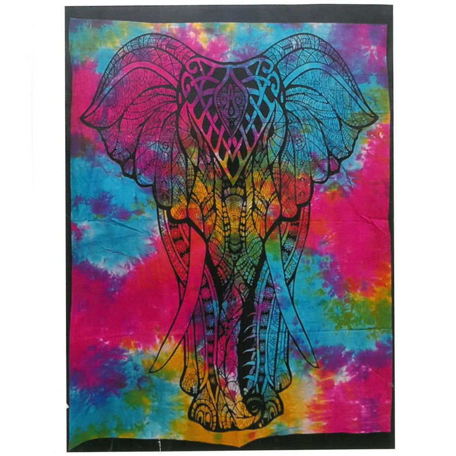 Tenture Murale en Coton – Éléphant