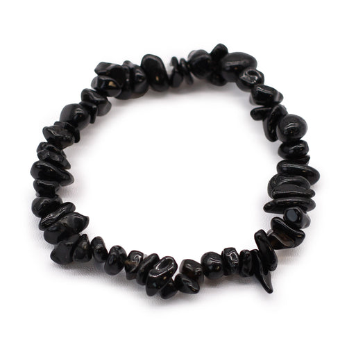 Bracelet en Pierres Naturelles – Agate Noire