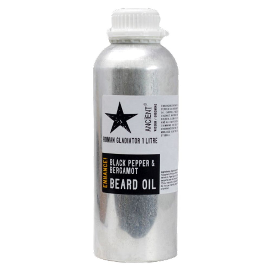 Huile à Barbe 1 Litre – Gladiateur Romain (Sublimante)