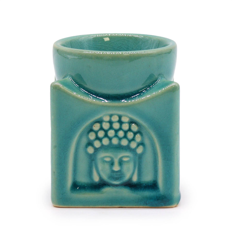 Brûle-Parfum Bouddha Carré – Turquoise Doux
