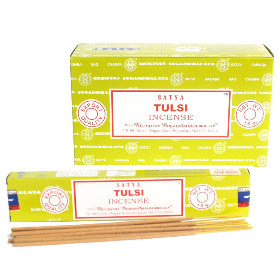 Encens Satya Tulsi – Bâtonnets Indiens 15 g