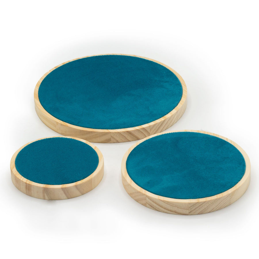 Lot de Trois Présentoirs Ronds (10, 15 et 20 cm)