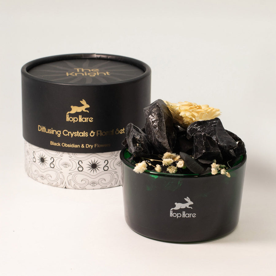 Coffret Cristaux Diffuseurs & Fleurs Séchées - Le Roi