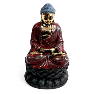 Statue de Bouddha Assis Classique Effet Ancien