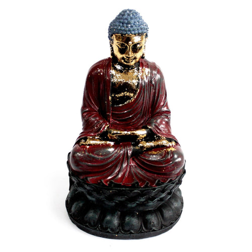 Statue de Bouddha Assis Classique Effet Ancien