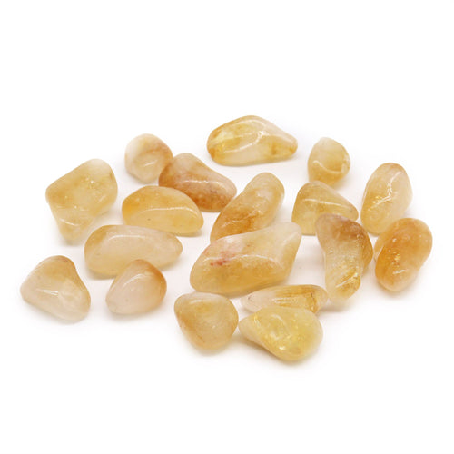 Lot de 24 Pierres Roulées – Citrine Quartz Qualité A