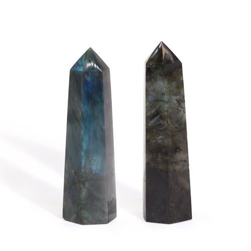 Labradorite de Madagascar – Pointe Polie (63-93 g, 80x90x25 mm)
