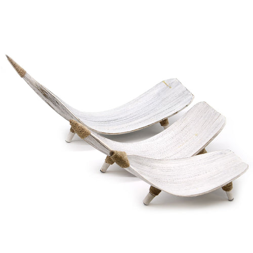 Set de Coupes à Fruits en Feuille de Coco – Blanchi
