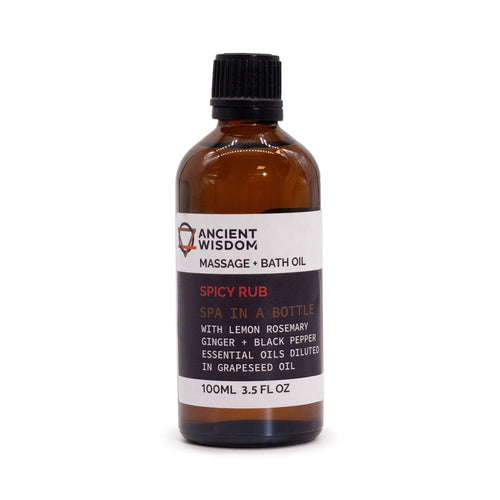 Huile de Massage Épicée Chauffante – 100 ml