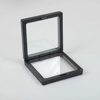 Cadre Flottant 3D Présentoir 7x7 cm – Noir