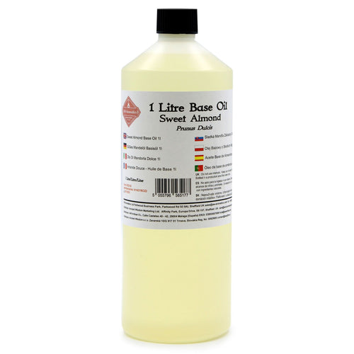 Huile Végétale d'Amande Douce – 1 Litre