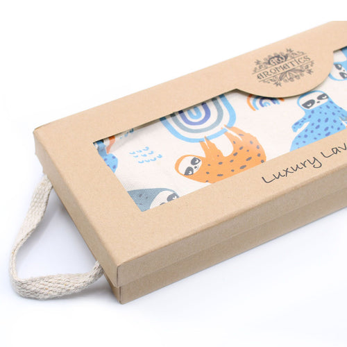 Bouillotte Sèche à la Lavande en Coffret Cadeau – Paresseux