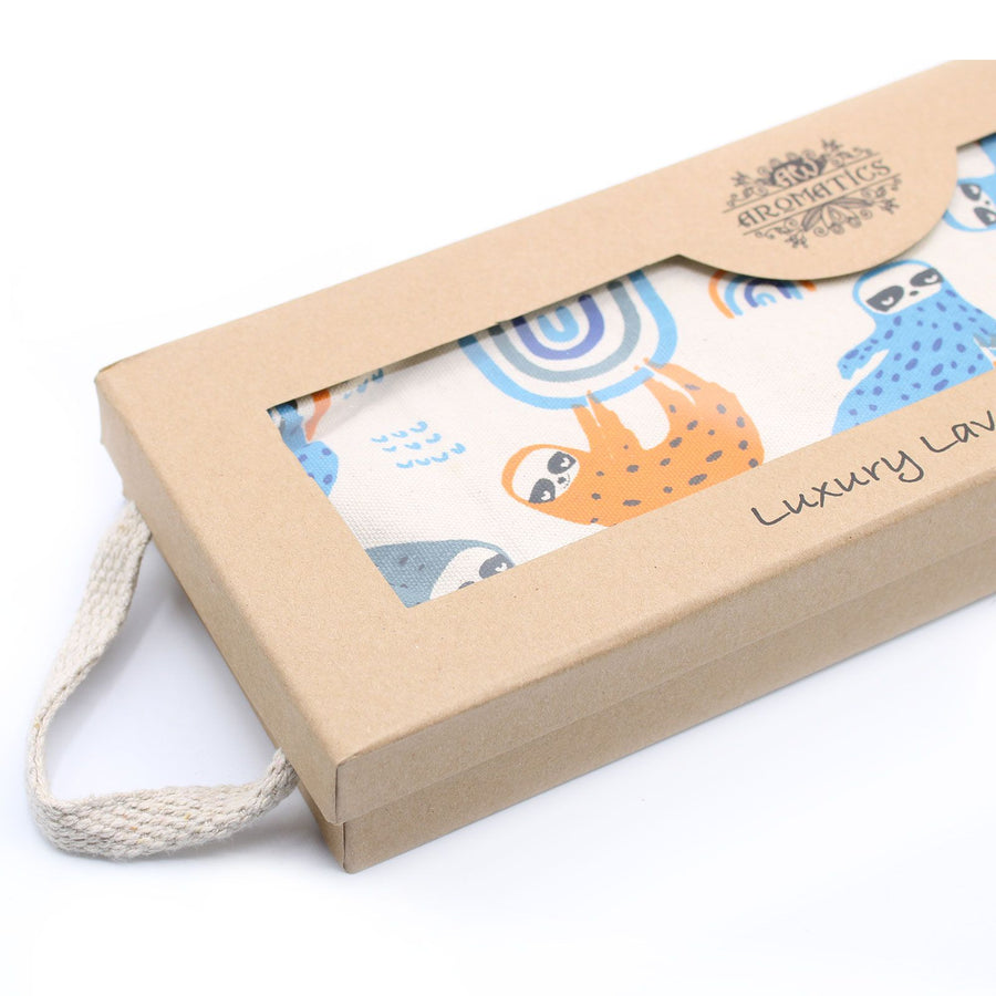 Bouillotte Sèche à la Lavande en Coffret Cadeau – Paresseux