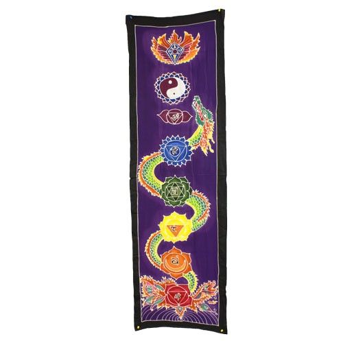 Bannière Murale Batik Bali – Dragon 175 x 53 cm