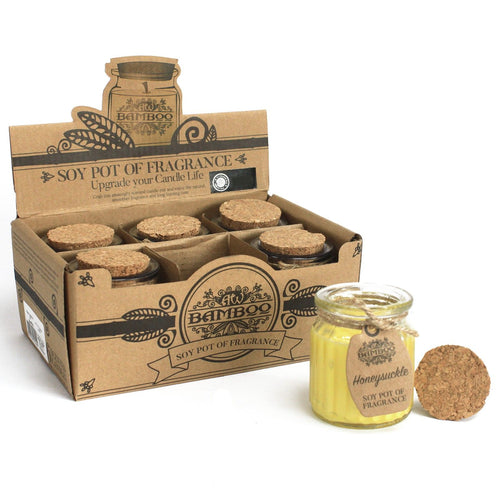 Bougie Parfumée en Cire de Soja – Chèvrefeuille