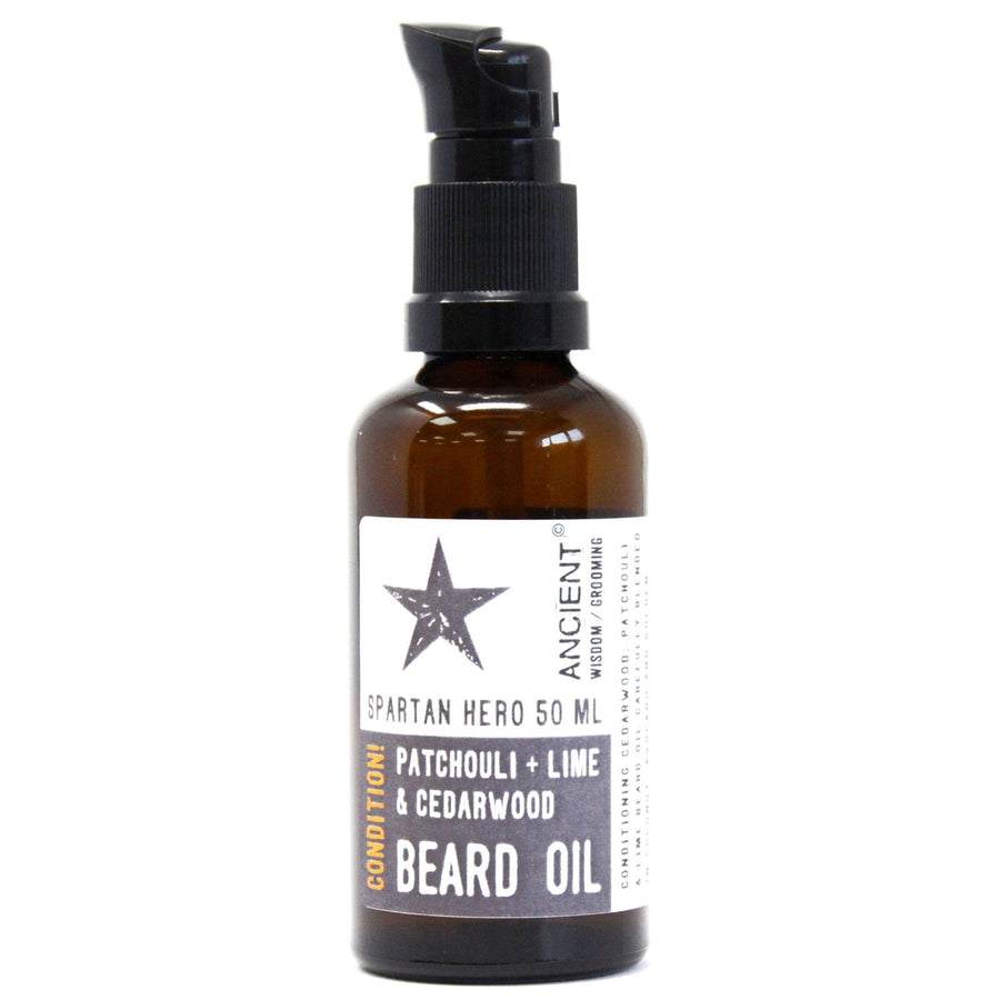Huile à barbe naturelle 50 ml – Héros Spartiate