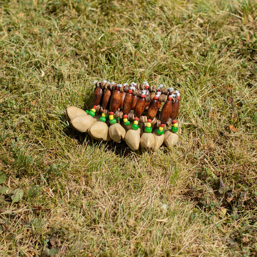 Hochet Manuel en Coquillages Kenari (15 pièces)