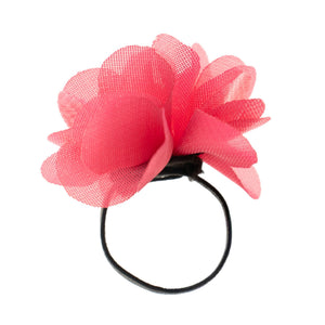 Bague Diffuseur de Parfum Fleur en Mousseline – Rose