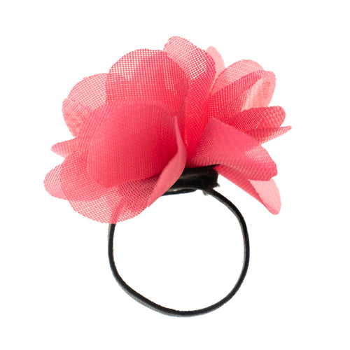 Bague Diffuseur de Parfum Fleur en Mousseline – Rose
