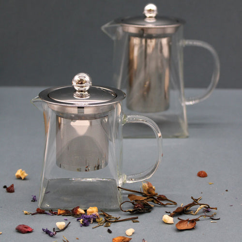 Théière en Verre avec Infuseur – Forme Tour 350 ml