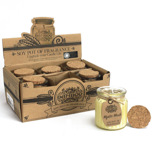 Bougie Parfumée en Cire de Soja – Musc Mystique