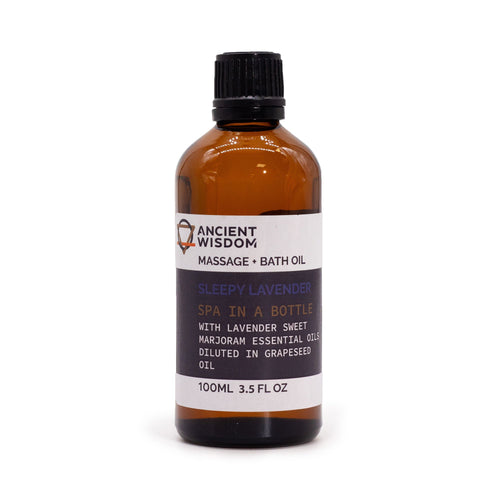 Huile de Massage Nuit Paisible à la Lavande – 100 ml