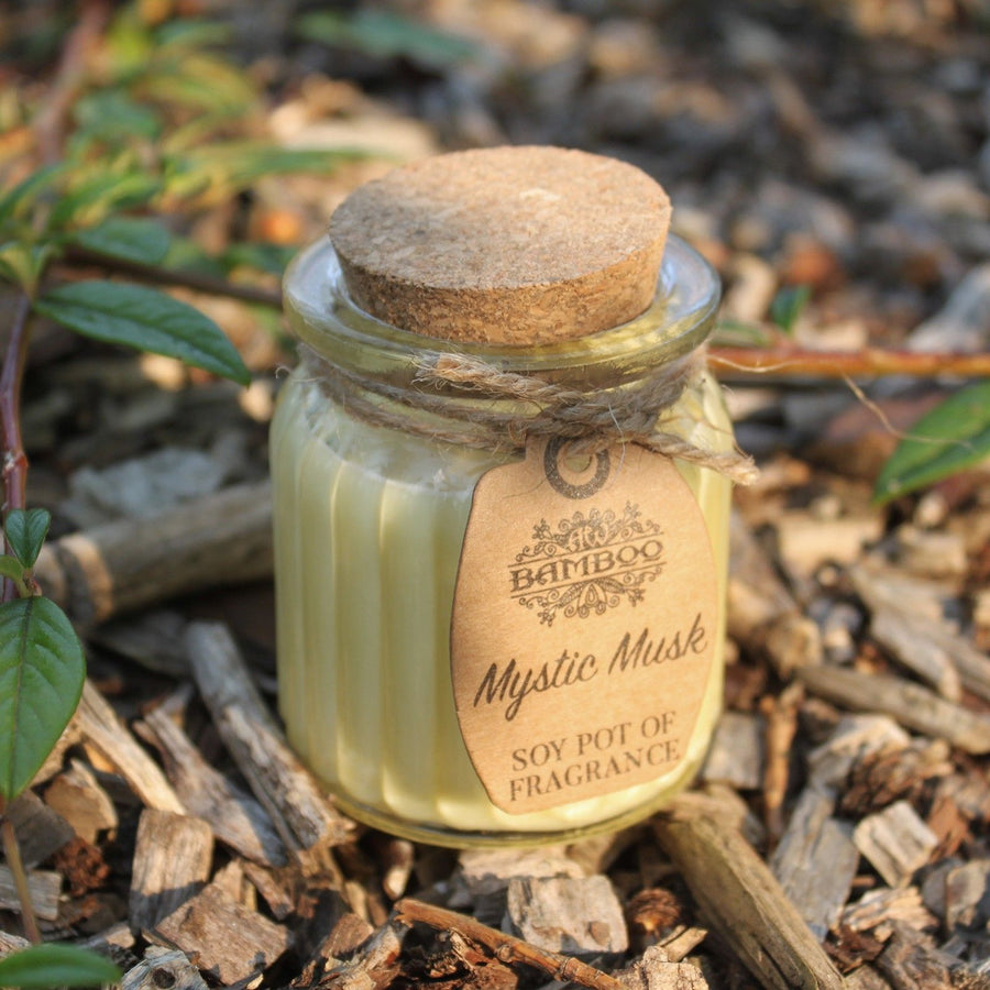 Bougie Parfumée en Cire de Soja – Musc Mystique