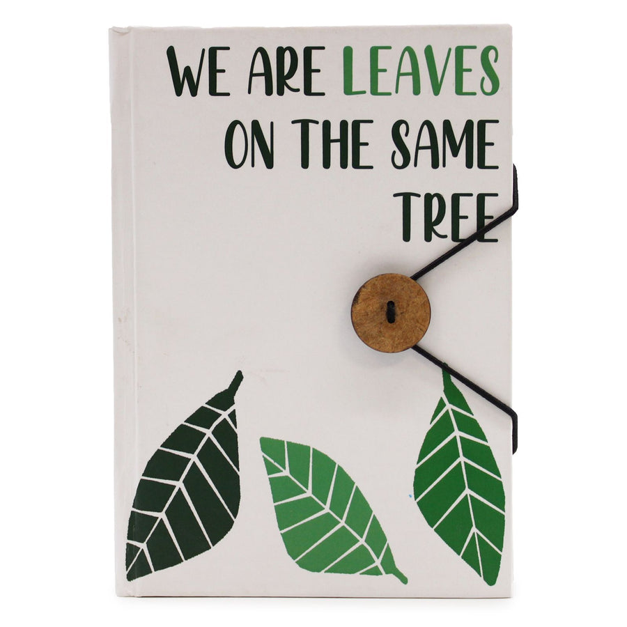 Petit Carnet à Sangle 200 Pages – Feuilles de l'Arbre