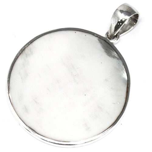 Pendentif Arbre de Vie Argent 925 30 mm – Nacre Blanche