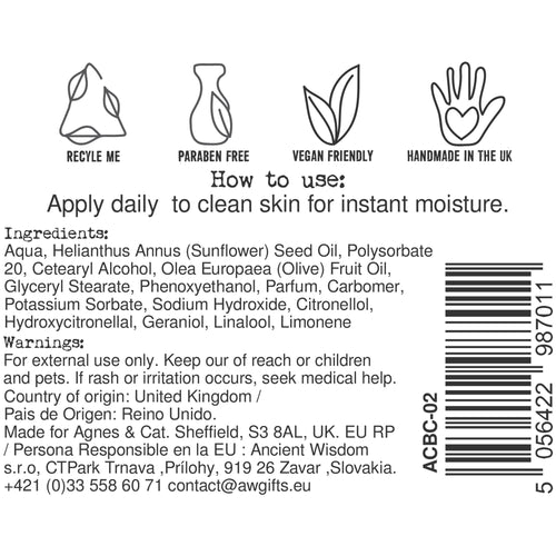 Crème mains & corps Sel Marin & Mousse – 300 ml